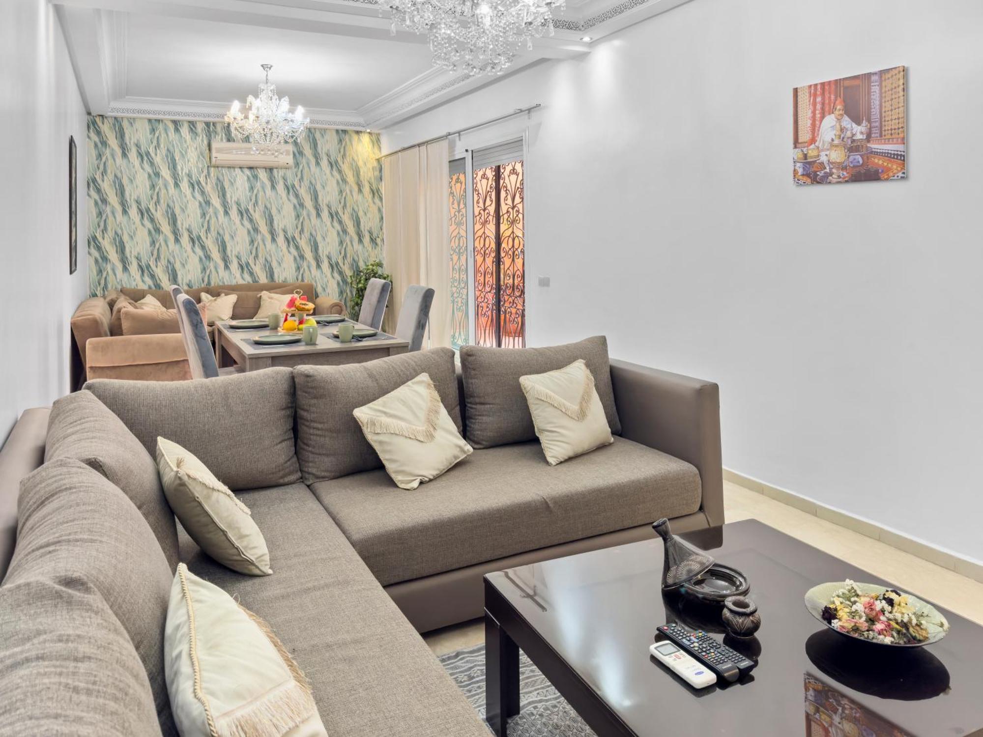 Gueliz Big Family Duplex - Relax Terraces Appartamento Marrakesh
